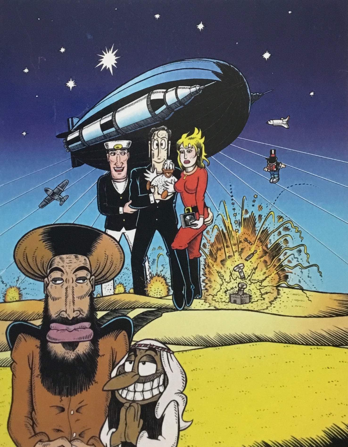 Bagsiden til første udgave af  “Stjernemanden” (2006).I albummet “Stjernemanden” vil Buddy Berts bedste ven, Arnold B. Eiloart, jorden rundt non-stop i et gigantisk luftskib. Samtidigt gør en gal terrorist alt for at forhindre dette i at lykkes. Denne søger intet mindre end verdensherredømmet, og Buddys ven er hans sidste forhindring! Albummet har et underliggende dystert tema - hvem kan man egentlig stole på?