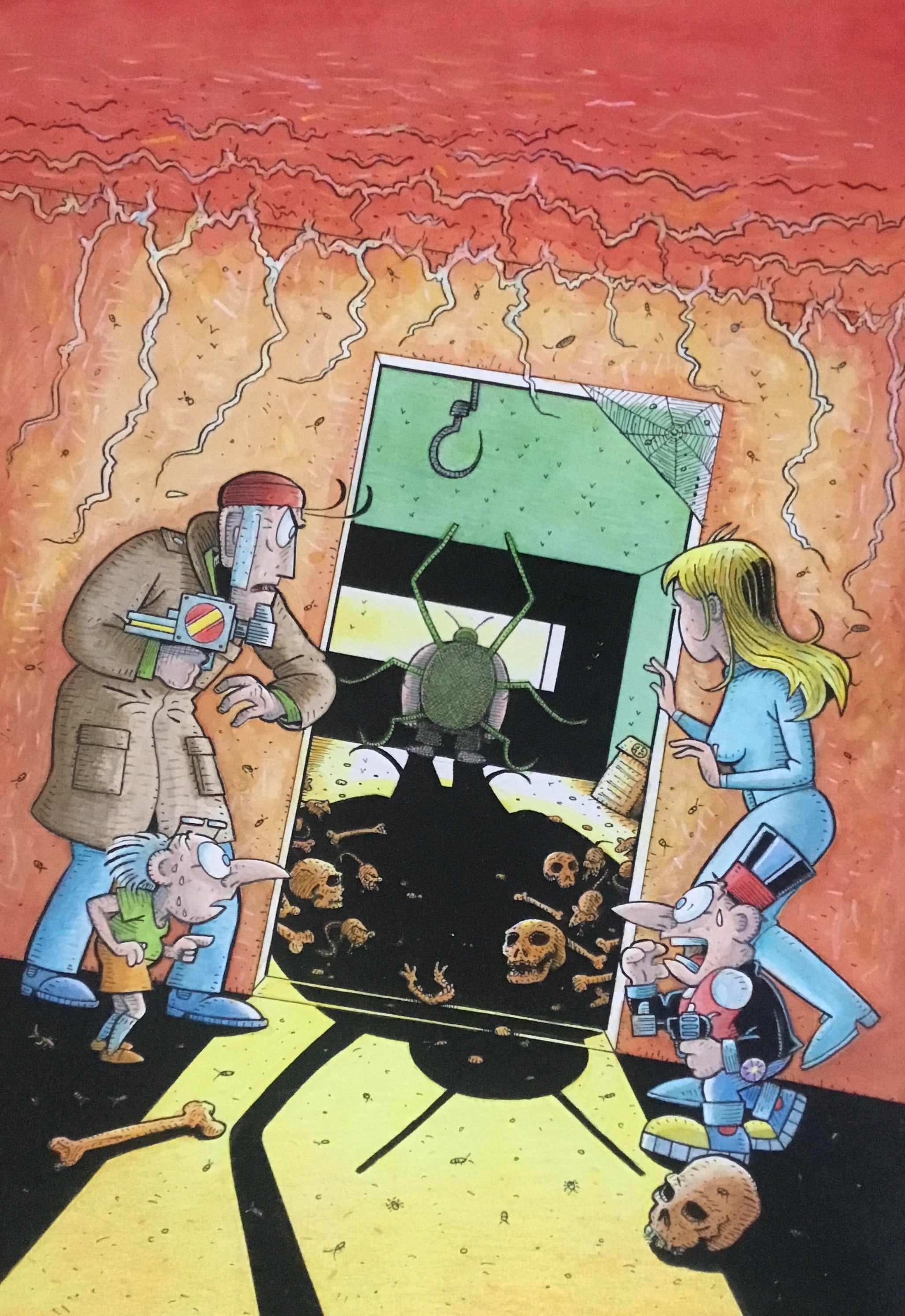 Mulig forside til "Jagten på Insektmanden"!