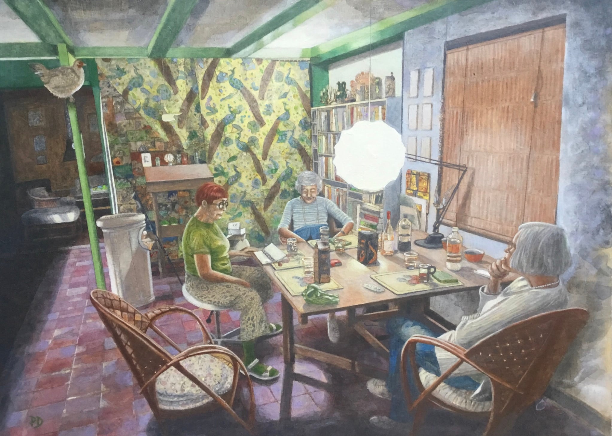 "Hos Eva", 45 x 33, okt. 24