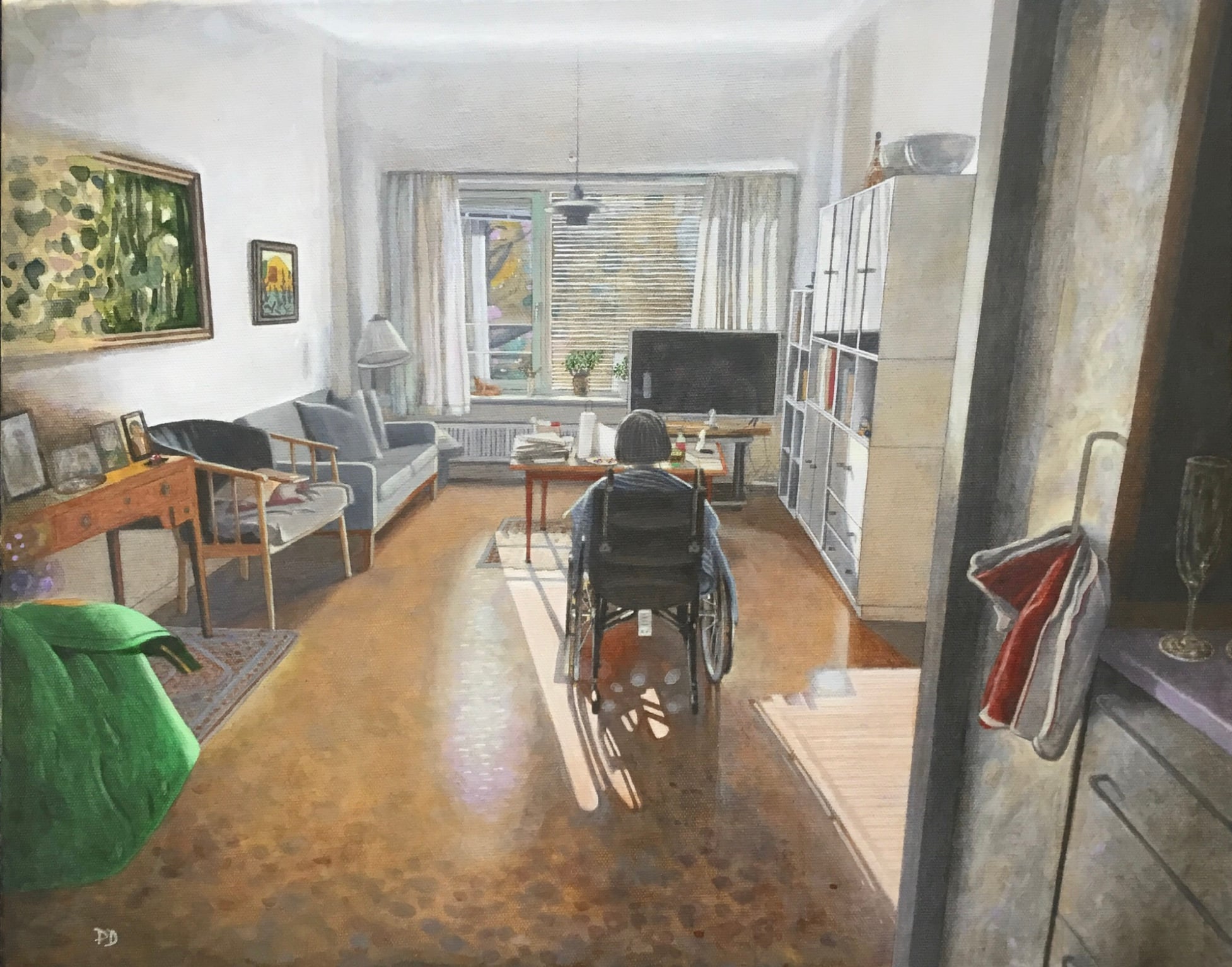 "På plejehjem", 30 x 40, jan. 26