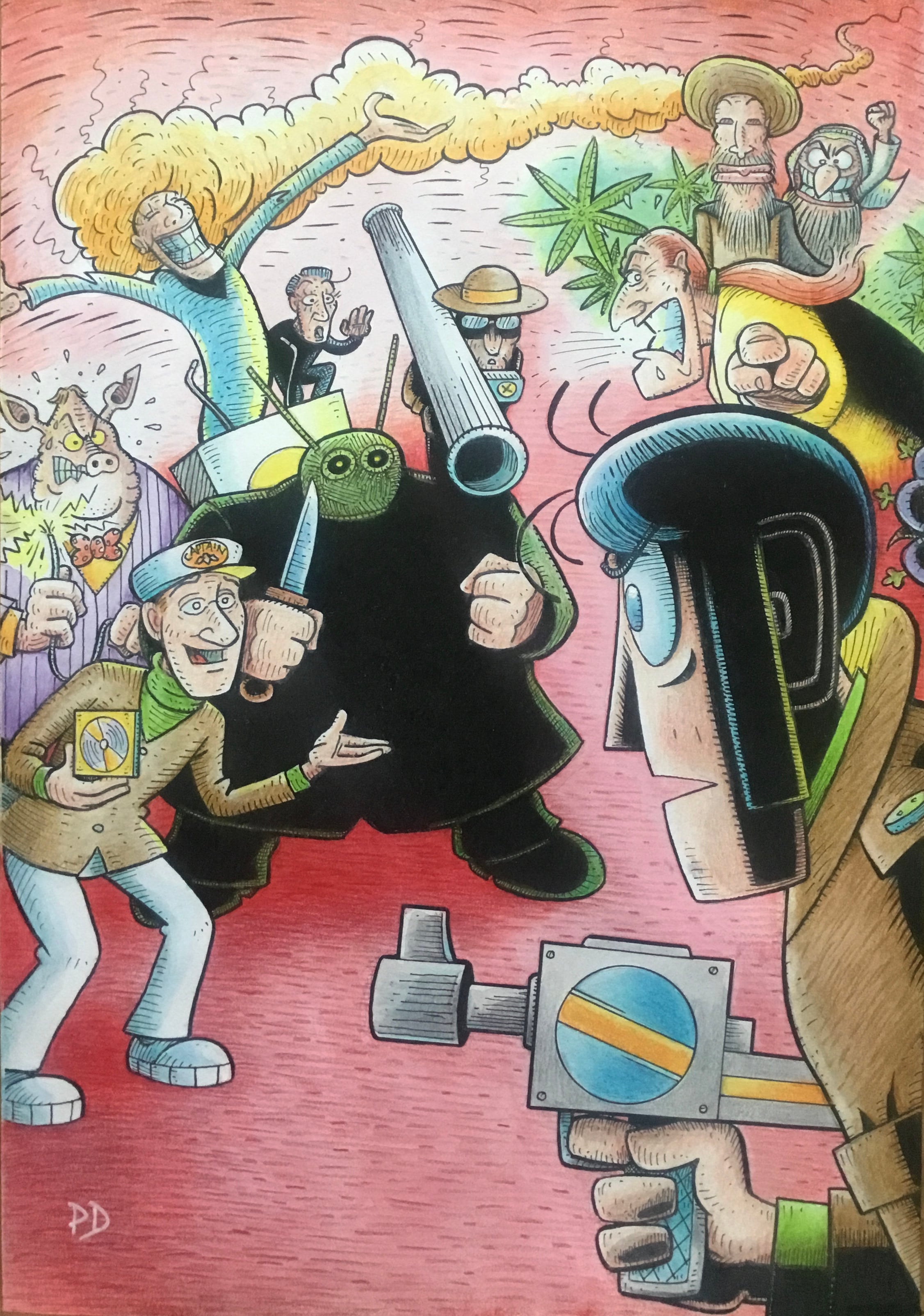 Buddy Bert: skurkende fra de fire BB album